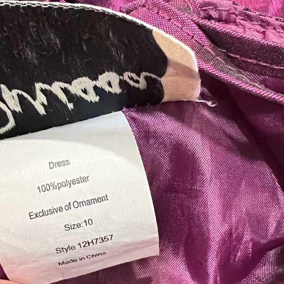 Dorissa Girls Size 10 Pink Ruffled Tulle Skirt Special Occasion Dress - Picture 4 of 9